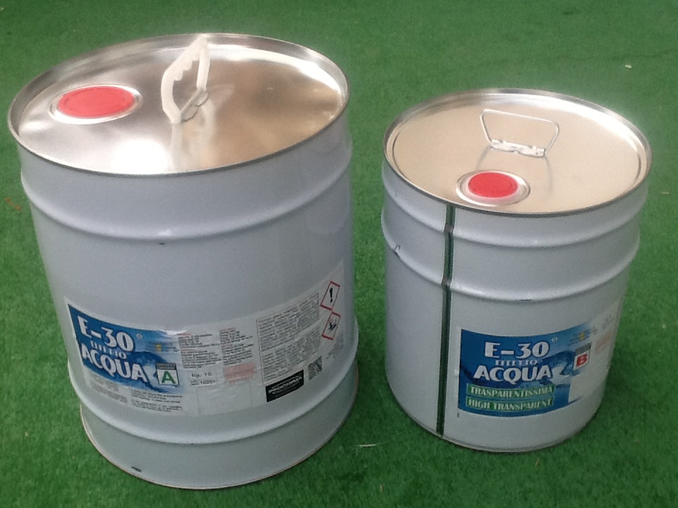 E30 effetto acqua Prochima - Resina Epossidica Trasparente A+B KG 24