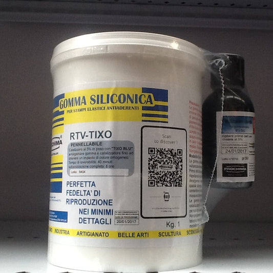 GOMMA SILICONICA PROCHIMA - RTV-TIXO - CON CATALIZZATORE 1000 G.